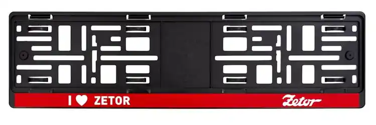 ZETOR 888.501.196 Podložka pod registrační značku "I love Zetor" Bezpečná Platba