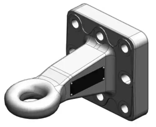 00654410 Hlava tažná - LB145x145 M20, DIN9678 - pr.50mm - pevná Velkoobchod