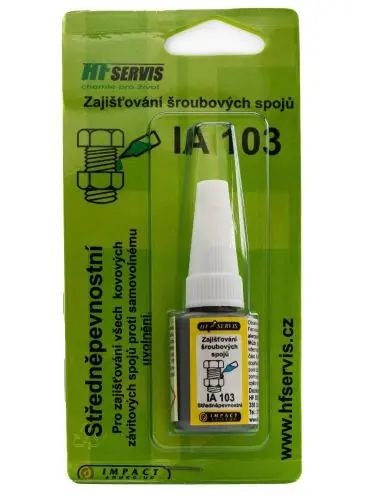 IA 103 / 10 g - středněpevnostní zajišťování závitů Výhodná Nabídka