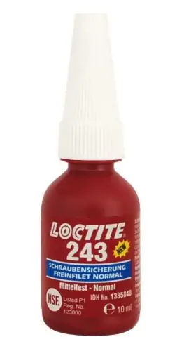 Loctite 243 / 10 ml - zajišťování šroubů středně-pevnostní Nízká Cena