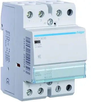 Rychlé Dodání Stykač instalační 63A 230V~ ESC363S 3xNO se sníž.hlučností