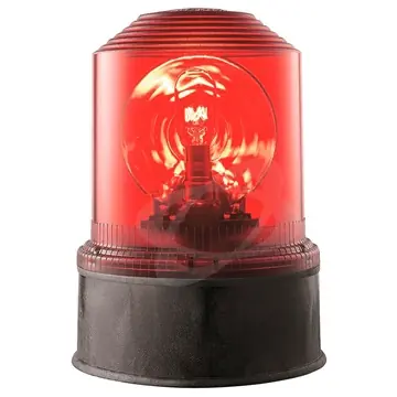 Maják rotační DSL, červený, 240 V~ (0,11 A), žárovka 25 W (Ba15d) Odeslání Ihned