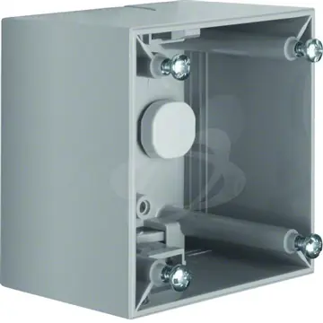 Exkluzivní Krabice 1-násobná hl. 41 mm pro povrchovou montáž Integro Flow šedá le