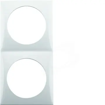 Moderní Rámeček 2-násobný Integro Flow pol. bílá lesk