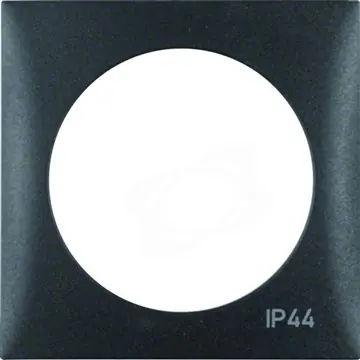 Vysoce Kvalitní Rámeček 1-násobný potisk "IP44" Integro Flow antracit mat