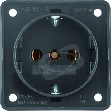 Zásuvka SCHUKO šroub. svorky Integro přístroje antracit mat Ověřený