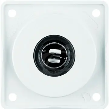 Zásuvka 12-24 V 16 A násuvné kontakty Integro přístroje pol. bílá lesk Profesionální