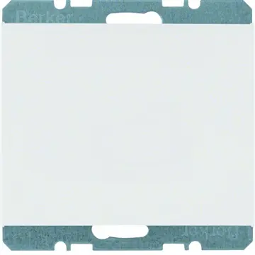 Záslepka se středovým dílem Berker K.1 pol. bílá lesk Výprodej