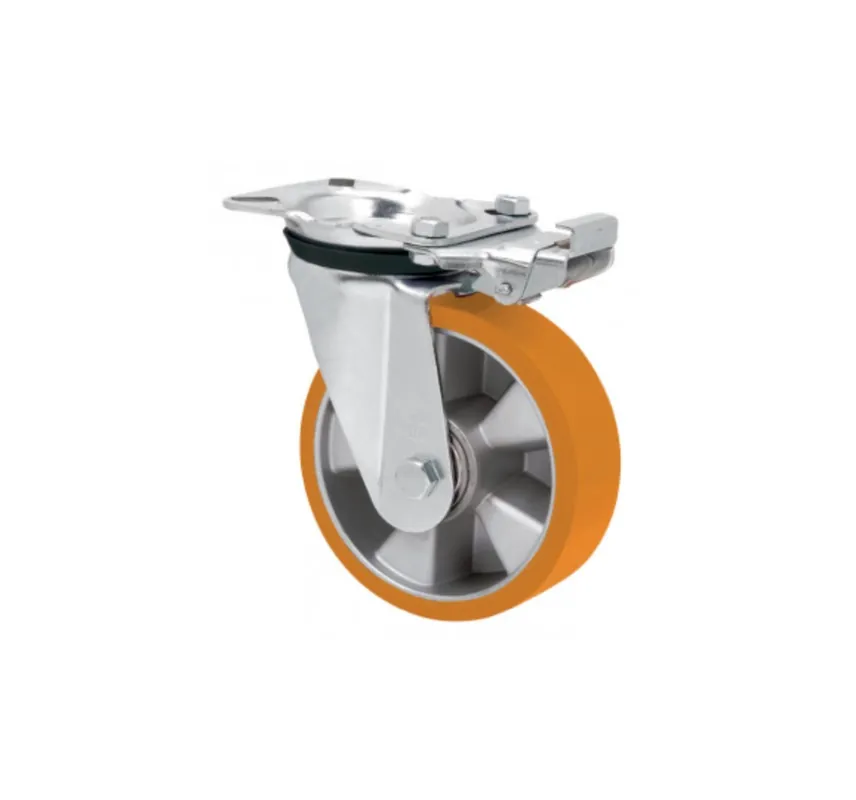 ZVR-AUB 2-3856 Průmyslové kolečko - otočné s brzdou Značkový