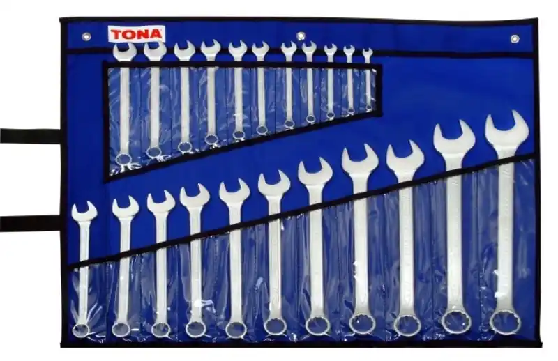 E110326 Sada OP klíčů DIN 3113 ve vinylu, 22dílná TONA EXPERT Sada očkoplochých klíčů Prémiový