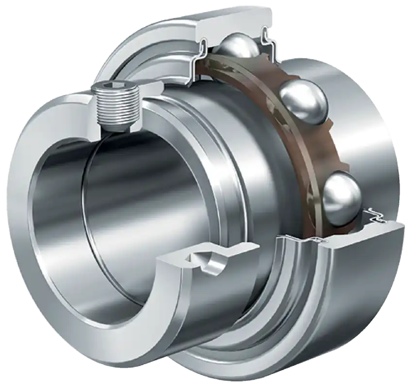 Koupit Online E20-XL-KRR INA vnitřní jednořadé kuličkové ložisko se zajištěním na excentr s přesahem na obě strany