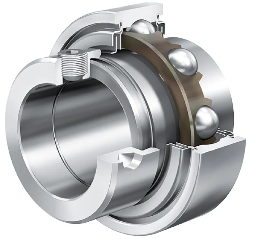 E35-XL-KLL INA vnitřní jednořadé kuličkové ložisko se zajištěním na excentr s přesahem na obě strany Novinka