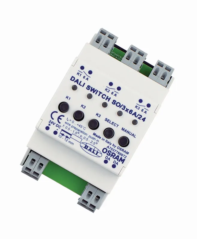 OSRAM Převodník DALI SWITCH SO 3X6A Dokud Zásoby Vydrží