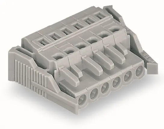 WAGO Konektor 231-112/037-000 1vodičový pružinový CAGE CLAMP® 2,5 mm², šedá Cenová Bomba