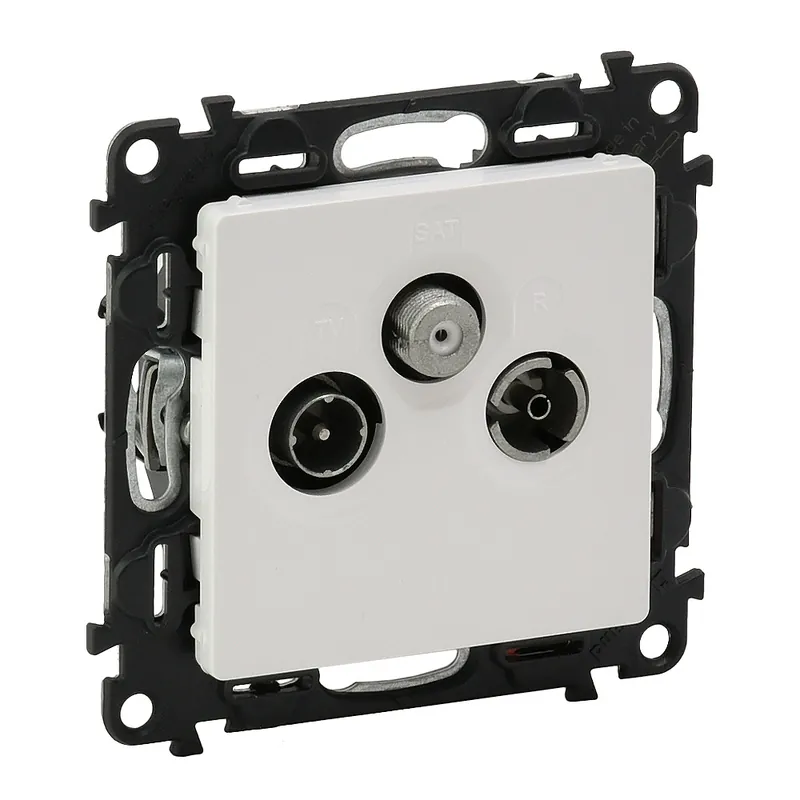 Značkový Zásuvka VALENA LIFE 753164 TV/R/SAT bílá