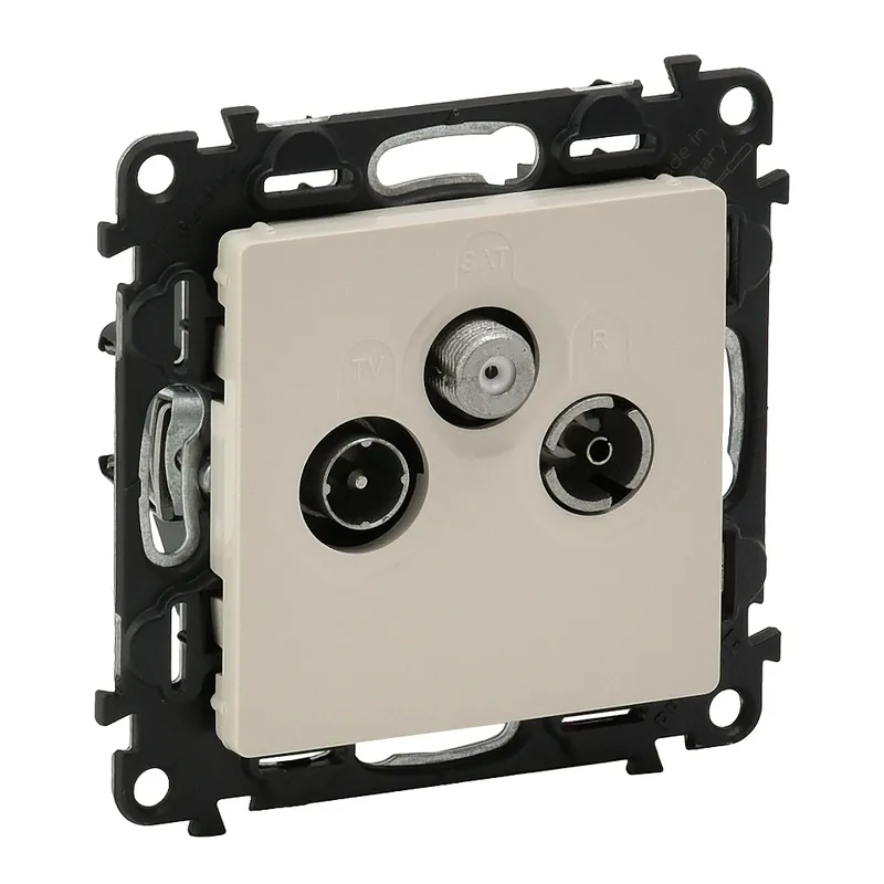 Zásuvka VALENA LIFE TV/R/SAT béž.konc. Profesionální